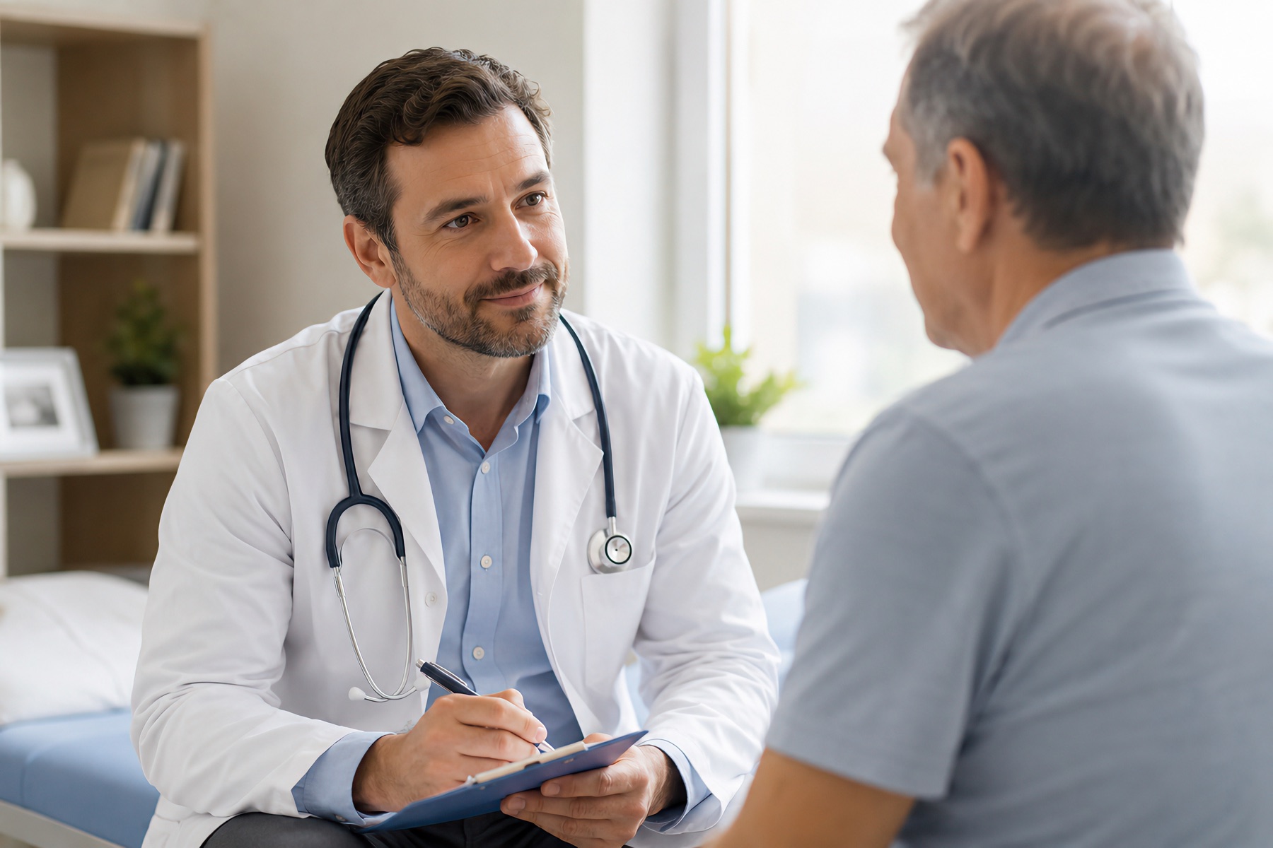 Consulto tra medico e paziente