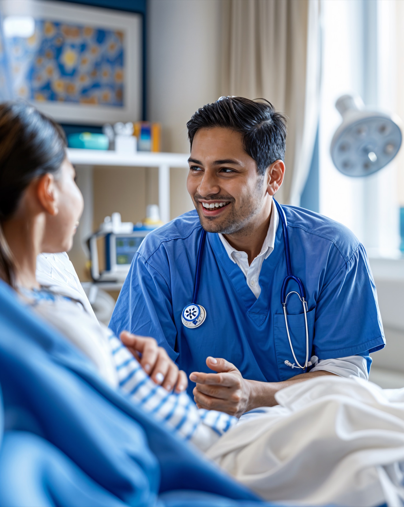 Doctor consulting with a patient