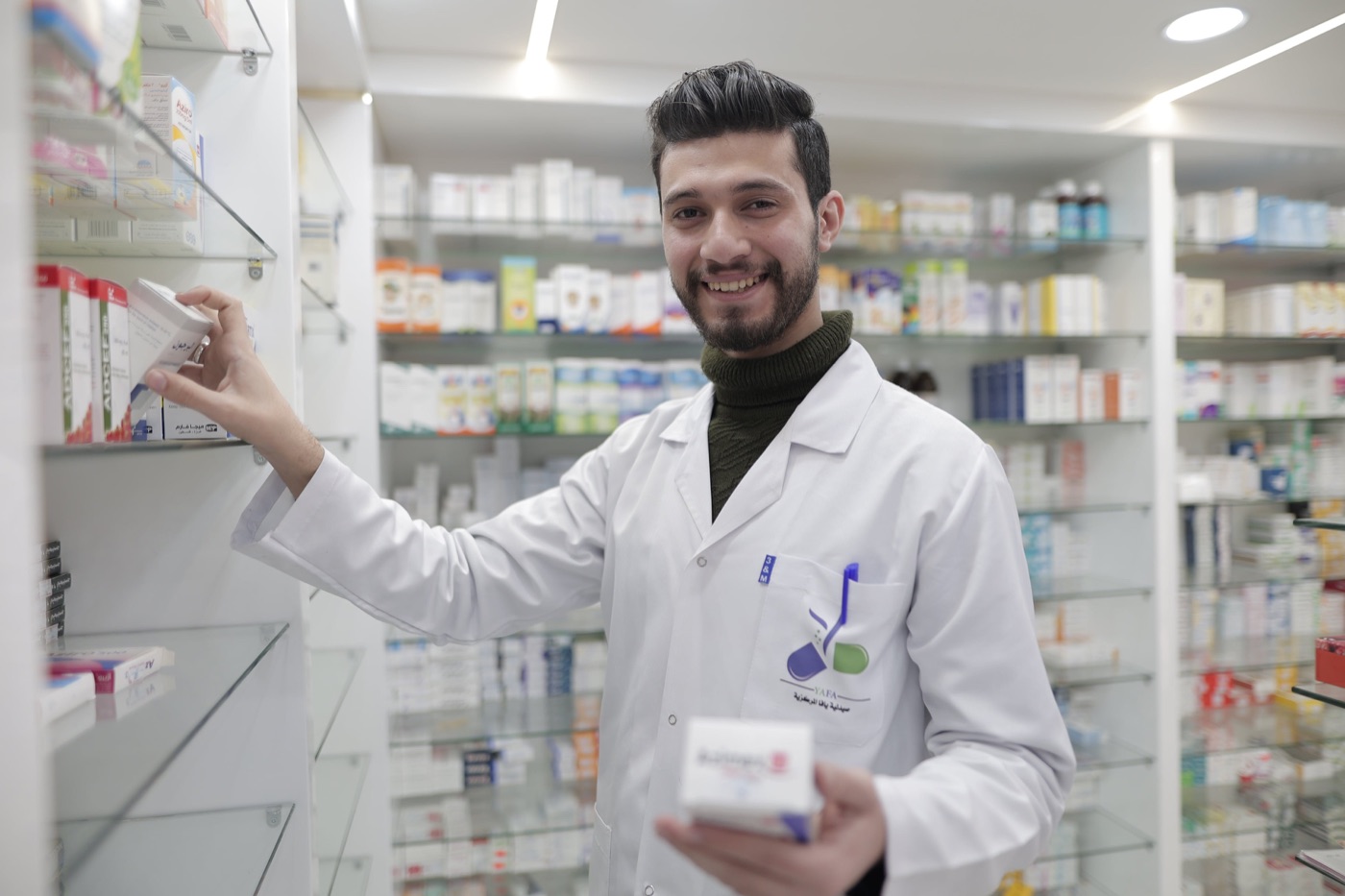 Medical professional in a clinical environment